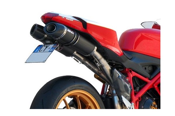 Układ wydechowy SC-PROJECT OVAL KARBON 2 SLIP-ON DUCATI 848 2007 - 2013