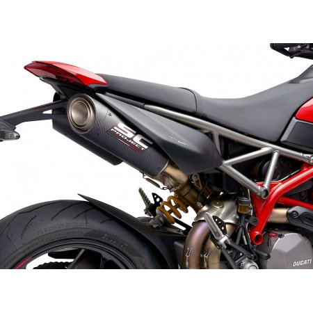 Układ wydechowy SC-PROJECT S1 KARBON 2 SLIP-ON DUCATI HYPERMOTARD 950 / RVE / SP 2021 - 2022