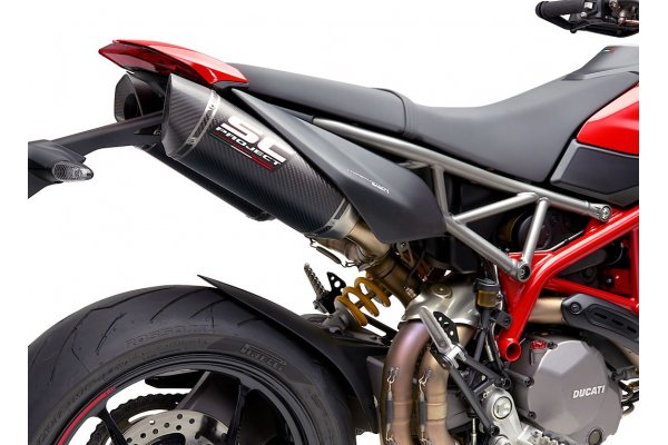 Układ wydechowy SC-PROJECT SC1-M KARBON 2 SLIP-ON DUCATI HYPERMOTARD 950 / RVE / SP 2021 - 2022