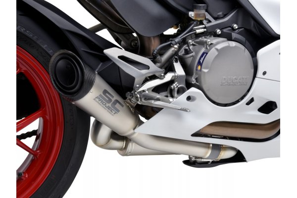 Układ wydechowy SC-PROJECT S1 TYTAN HALF SYSTEM DUCATI PANIGALE V2 2020 - 2021