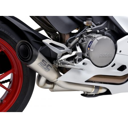 Układ wydechowy SC-PROJECT S1 TYTAN HALF SYSTEM DUCATI PANIGALE V2 2020 - 2021