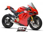 Układ wydechowy SC-PROJECT S1 TYTAN HALF SYSTEM DUCATI PANIGALE V4 / V4 S 2021