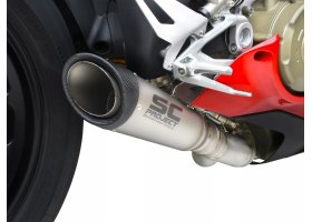 Układ wydechowy SC-PROJECT S1 TYTAN HALF SYSTEM DUCATI PANIGALE V4 / V4 S 2021