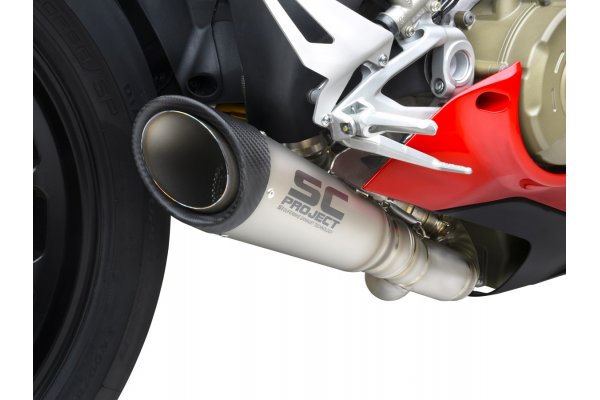 Układ wydechowy SC-PROJECT S1 TYTAN HALF SYSTEM DUCATI PANIGALE V4 / V4 S 2021