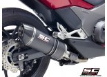 Układ wydechowy SC-PROJECT OVAL KARBON SLIP-ON HONDA INTEGRA 750 2014 - 2015