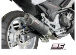 Układ wydechowy SC-PROJECT OVAL KARBON SLIP-ON HONDA NC 750 / X 2014 - 2015