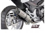 Układ wydechowy SC-PROJECT OVAL TYTAN SLIP-ON HONDA NC 750 / X 2014 - 2015