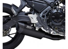 Układ wydechowy SC-PROJECT SC1-R GT TYTAN CZARNY FULL SYSTEM KAWASAKI Z 650 2021