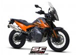 Układ wydechowy SC-PROJECT RALLY RAID TYTAN SLIP-ON KTM 890 ADVENTURE / 890 ADVENTURE A2 2021