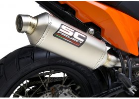 Układ wydechowy SC-PROJECT RALLY RAID TYTAN SLIP-ON KTM 890 ADVENTURE / 890 ADVENTURE A2 2021