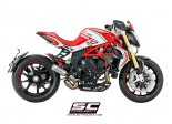 Układ wydechowy SC-PROJECT CR-T TYTAN SLIP-ON MV AGUSTA DRAGSTER 800