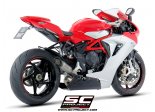 Układ wydechowy SC-PROJECT S1 TYTAN SLIP-ON MV AGUSTA F3 675 / EAS ABS / RC 2017 - 2021