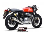 Układ wydechowy SC-PROJECT CONICO 70'S STAL 2 SLIP-ON ROYAL ENFIELD CONTINENTAL GT 650 2019 - 2021