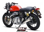 Układ wydechowy SC-PROJECT CONICO 70'S STAL 2 SLIP-ON ROYAL ENFIELD CONTINENTAL GT 650 2019 - 2021