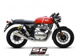 Układ wydechowy SC-PROJECT CONICO 70'S STAL 2 SLIP-ON ROYAL ENFIELD CONTINENTAL GT 650 2019 - 2021