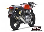 Układ wydechowy SC-PROJECT CONICO 70'S STAL 2 SLIP-ON ROYAL ENFIELD CONTINENTAL GT 650 2019 - 2021