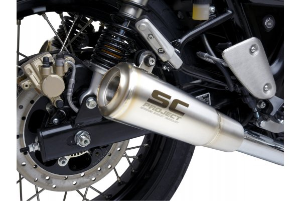 Układ wydechowy SC-PROJECT S1-GP STAL 2 SLIP-ON ROYAL ENFIELD CONTINENTAL GT 650 2019 - 2021