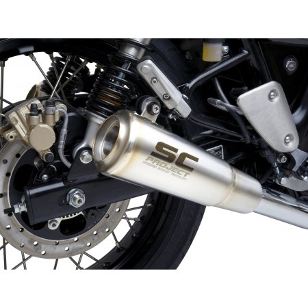 Układ wydechowy SC-PROJECT S1-GP STAL 2 SLIP-ON ROYAL ENFIELD CONTINENTAL GT 650 2019 - 2021