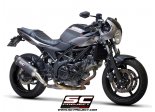 Układ wydechowy SC-PROJECT OVAL KARBON SLIP-ON SUZUKI SV650 / SV650 A2 2021