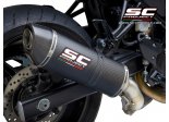 Układ wydechowy SC-PROJECT OVAL KARBON SLIP-ON SUZUKI SV650 / SV650 A2 2021