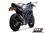 Układ wydechowy SC-PROJECT OVAL KARBON SLIP-ON SUZUKI SV650 / SV650 A2 2021