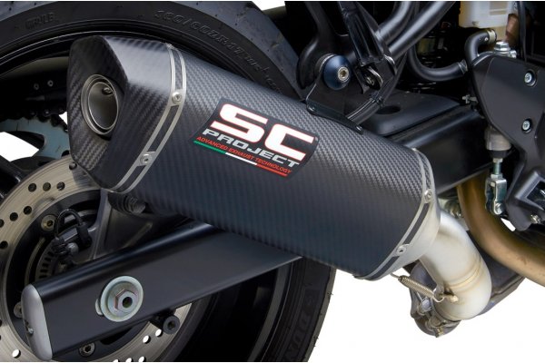 Układ wydechowy SC-PROJECT SC1-M KARBON SLIP-ON SUZUKI SV650 / SV650 A2 2021