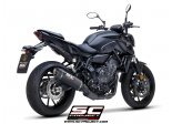 Układ wydechowy SC-PROJECT SC1-S KARBON FULL SYSTEM YAMAHA MT-07 2021