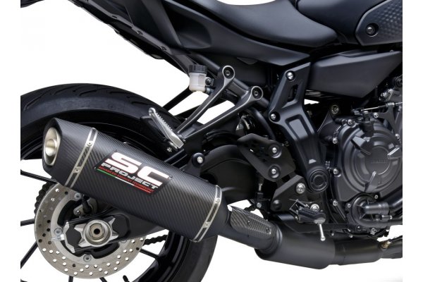 Układ wydechowy SC-PROJECT SC1-S KARBON FULL SYSTEM YAMAHA MT-07 2021