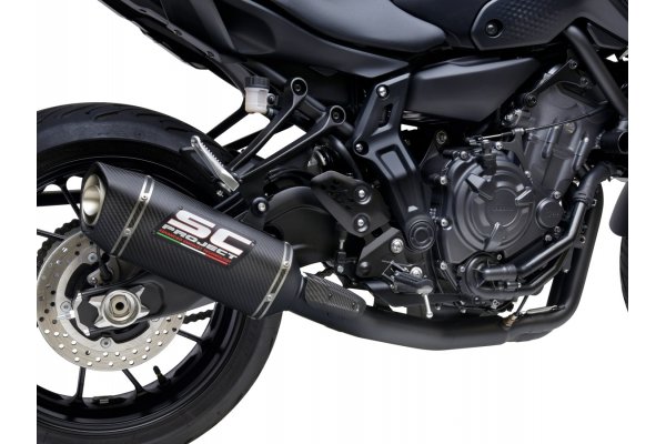 Układ wydechowy SC-PROJECT SC1-S KARBON FULL SYSTEM YAMAHA MT-07 2021