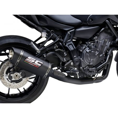 Układ wydechowy SC-PROJECT SC1-S KARBON FULL SYSTEM YAMAHA MT-07 2021