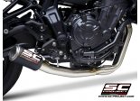 Układ wydechowy SC-PROJECT CR-T KARBON FULL SYSTEM YAMAHA MT-07 2021