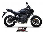 Układ wydechowy SC-PROJECT CR-T KARBON FULL SYSTEM YAMAHA MT-07 2021