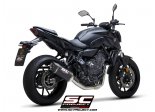 Układ wydechowy SC-PROJECT SC1-S KARBON FULL SYSTEM YAMAHA MT-07 2021