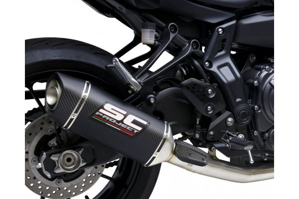 Układ wydechowy SC-PROJECT SC1-S KARBON FULL SYSTEM YAMAHA MT-07 2021