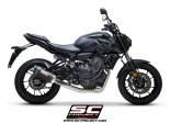 Układ wydechowy SC-PROJECT SC1-S KARBON FULL SYSTEM YAMAHA MT-07 2021