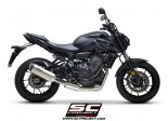 Układ wydechowy SC-PROJECT SC1-S TYTAN FULL SYSTEM YAMAHA MT-07 2021