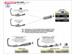 Układ Wydechowy ARROW APRILIA RS 660 2020/2021 FULL SYSTEM PRO-RACE MESH TYTAN