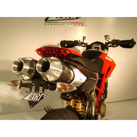 Hypermotard 796 09/12 Top Gun conic inox-carbonium racing 2 exit