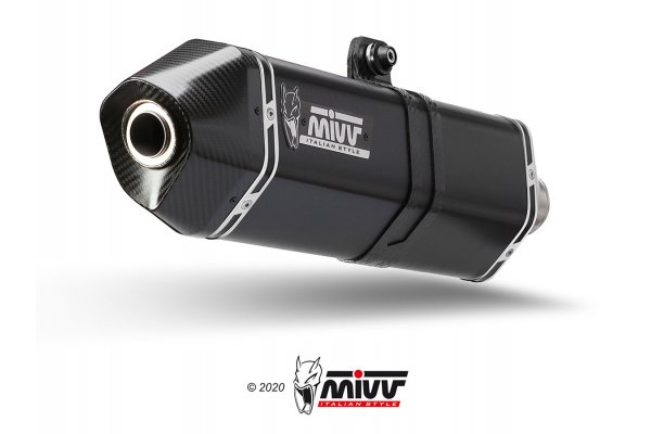 Układ wydechowy MIVV SPEED EDGE BLACK MOTO GUZZI V85TT SLIP-ON 19/+
