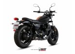 Układ wydechowy MIVV GHILBI BLACK MOTO GUZZI V9 BOBBER/ROAMER 2 SLIP-ON 16/+