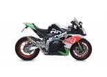 Układ Wydechowy ARROW APRILIA RSV 4 RR / RF 2017/2018 GP2 STAL NICHROM DARK