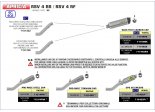 Układ Wydechowy ARROW APRILIA RSV 4 RR / RF 2017/2018 GP2 STAL NICHROM DARK