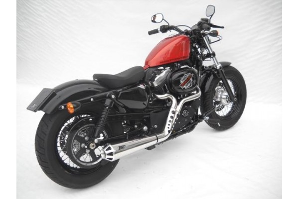 Sportster 04/13 Full kit 2>1 racing steel mirror polished