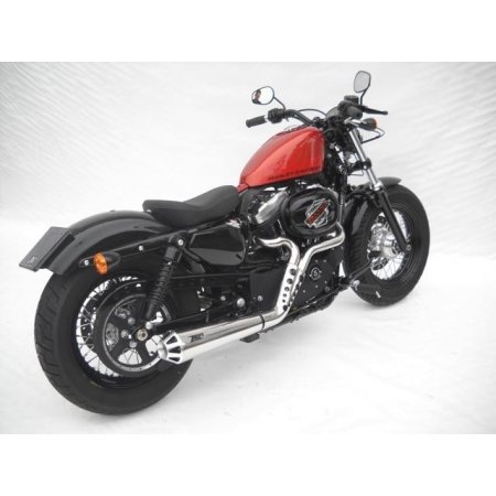 Sportster 04/13 Full kit 2>1 racing steel mirror polished