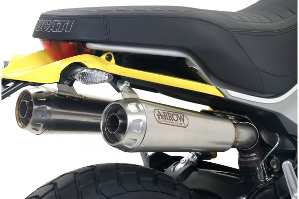 Układ Wydechowy ARROW DUCATI SCRAMBLER 1100 2018/2020 DOUBLE PRO-RACE STAL