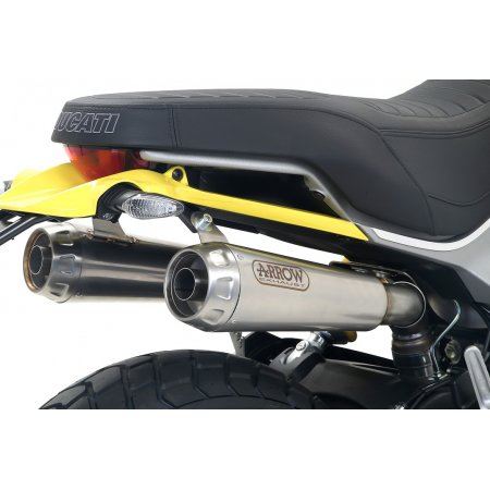 Układ Wydechowy ARROW DUCATI SCRAMBLER 1100 2018/2020 DOUBLE PRO-RACE STAL