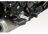Podnóżki aluminium DPM Yamaha MT-07 2018 - 2020