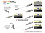Układ Wydechowy ARROW KTM RC 390 2017/2020 LINK PIPE STAL