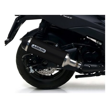 Układ Wydechowy ARROW KYMCO XCITING 400I 2017/2018 URBAN ALUMINIUM DARK