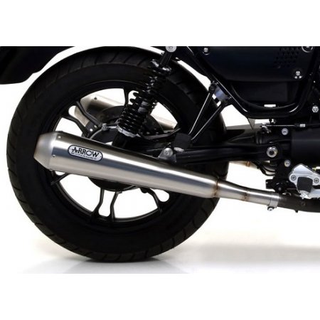 Układ Wydechowy ARROW MOTO GUZZI V7 III 2017/2020 DOUBLE PRO-RACING STAL NICHROM DARK